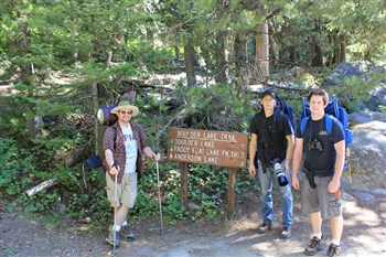 Boulder Lake, Anderson Lake and Rapid Lake Backpack Trip.